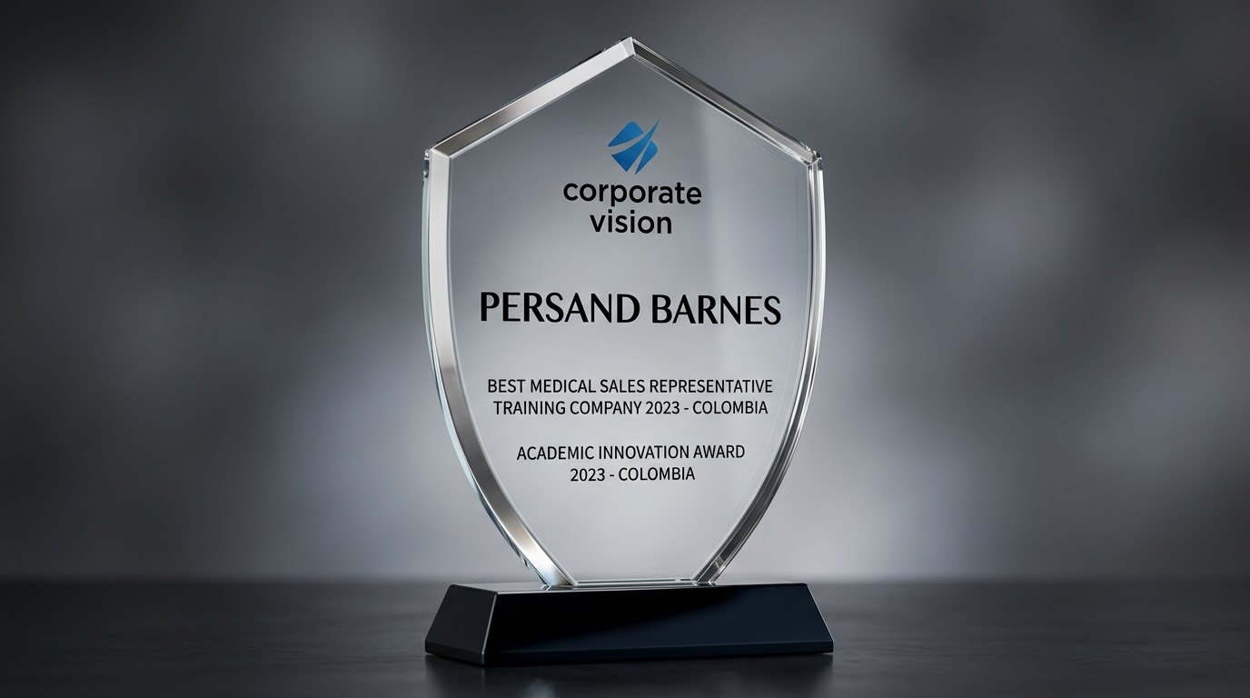 Premio Corporate Vision a Persand Barnes: Innovación Académica y Capacitación en Visita Médica